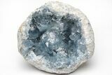 Sky Blue Celestite Crystal Geode - Madagascar #210363-3